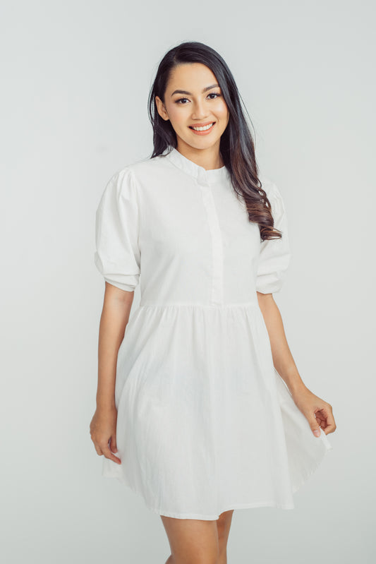 Sabel Short Dress White